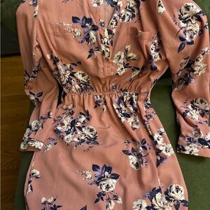 Justify Pink Floral Long Sleeve Dress